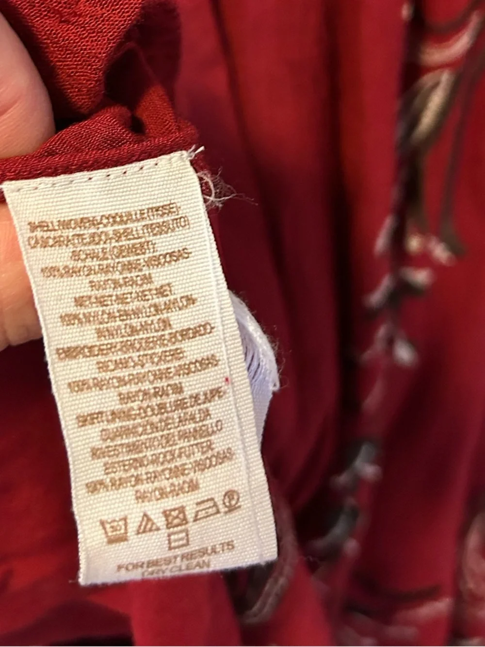 Free People Burgundy Red Embroidered Mesh Sleeve Mini Dress - Picture 10 of 13